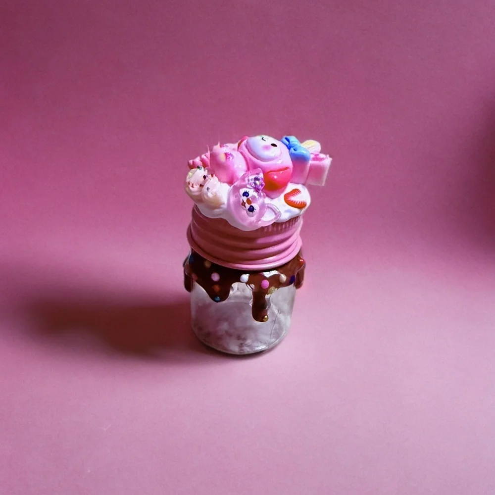 Decoden Mini Jar, My Melody Easter Cosplay Bunny, Choco Frosting Drip, Kawaii